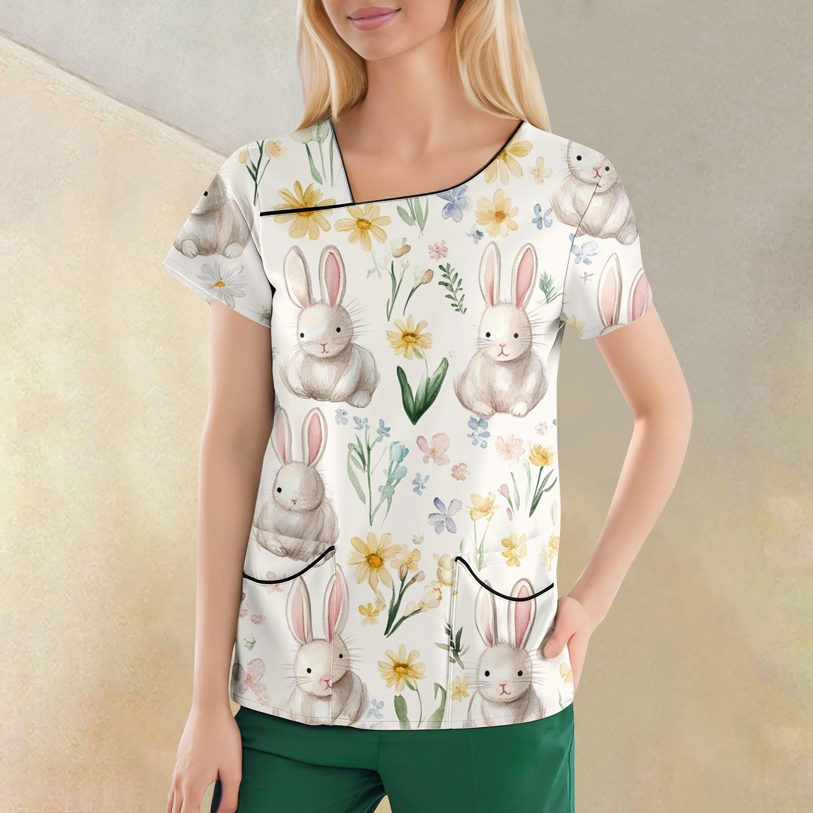 Women s Casual Print Short Sleeve Sloping Collar Workwear Top With Double Pockets XL жовтий
Women s Casual Print Short Sleeve Sloping Collar Workwear Top With Double Pockets XL жовтий
