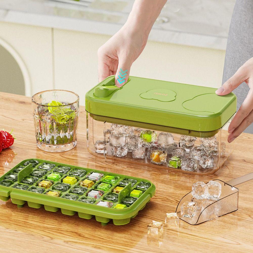 With Lid Ice Cube Molds Food Grade Ice Mould Tray Cocktail Ice Cube Mould Box Home Style D
With Lid Ice Cube Molds Food Grade Ice Mould Tray Cocktail Ice Cube Mould Box Home Style D