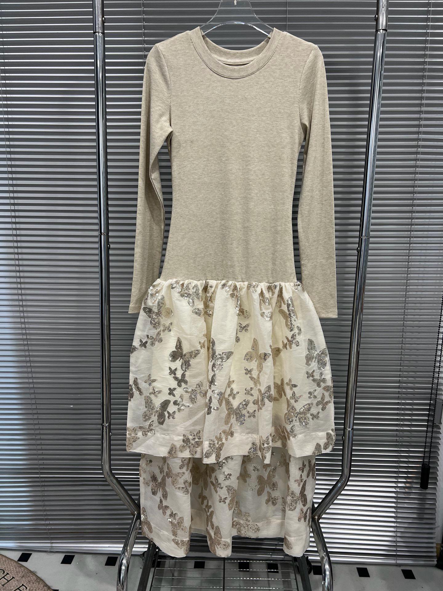 Spring 2026 French Elegant Age-Defying Long-Sleeve Knit Patchwork Puffy Dress for Women Medium бежевий
Spring 2026 French Elegant Age-Defying Long-Sleeve Knit Patchwork Puffy Dress for Women Medium бежевий