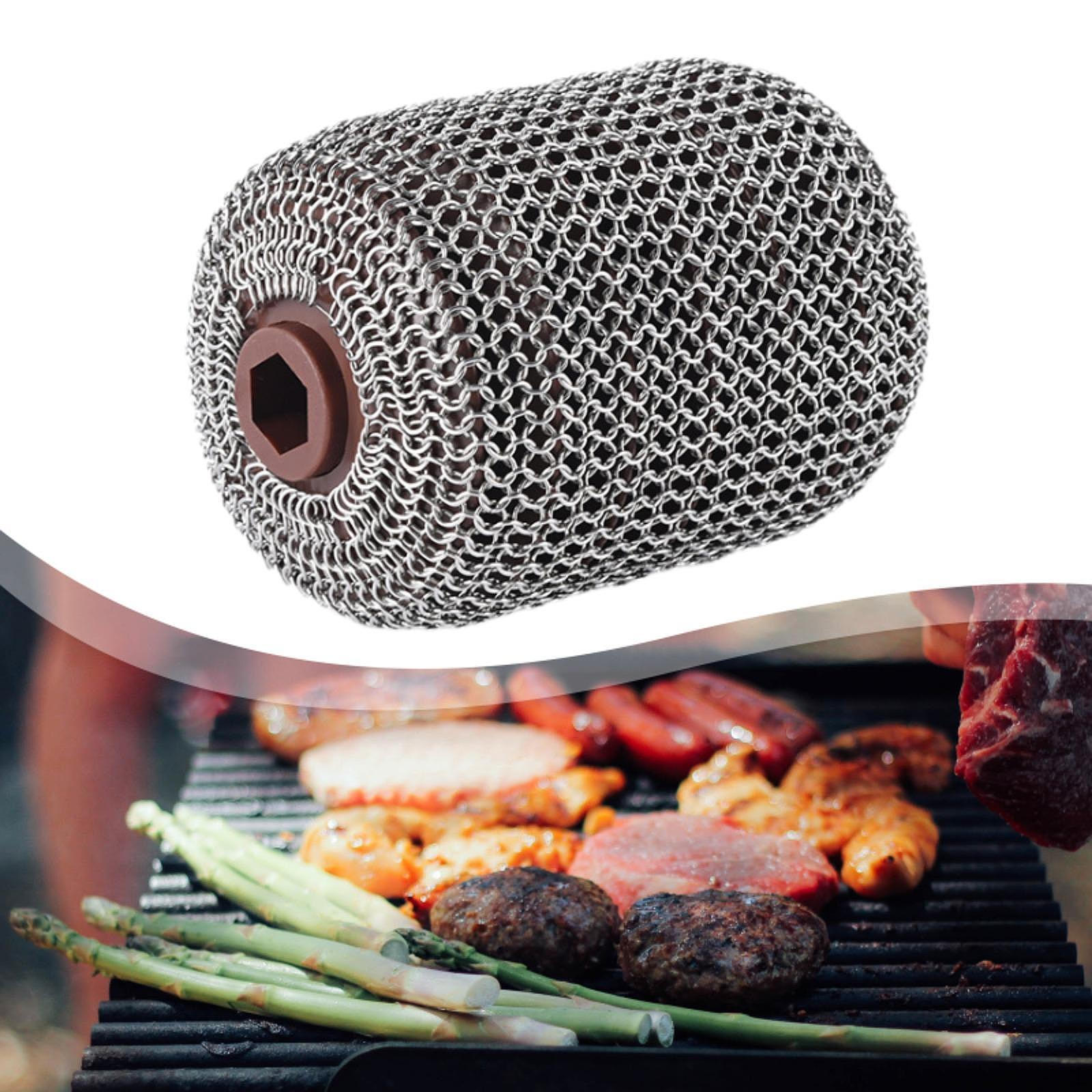 Grill Cleaner Replacement Head, BBQ Tool Portable Effortless Cleaning Brush Head for Party,
Grill Cleaner Replacement Head, BBQ Tool Portable Effortless Cleaning Brush Head for Party,