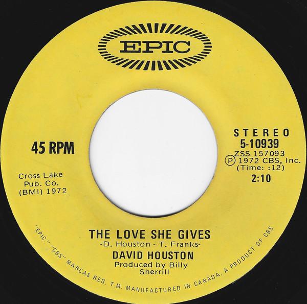 7-дюймовая пластинка DAVID HOUSTON Good Things The Love She Gives 510939 Epic 1972 Канада CountryFolk Б/у
7-дюймовая пластинка DAVID HOUSTON Good Things The Love She Gives 510939 Epic 1972 Канада CountryFolk Б/у