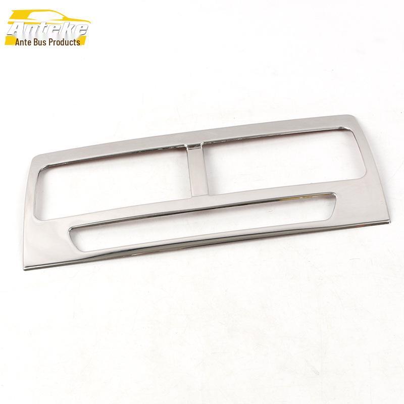 Mustang T70 Front Air Outlet Decorative Frame: Stainless Steel Console Air Conditioning Sequin Sticker.
Mustang T70 Front Air Outlet Decorative Frame: Stainless Steel Console Air Conditioning Sequin Sticker.