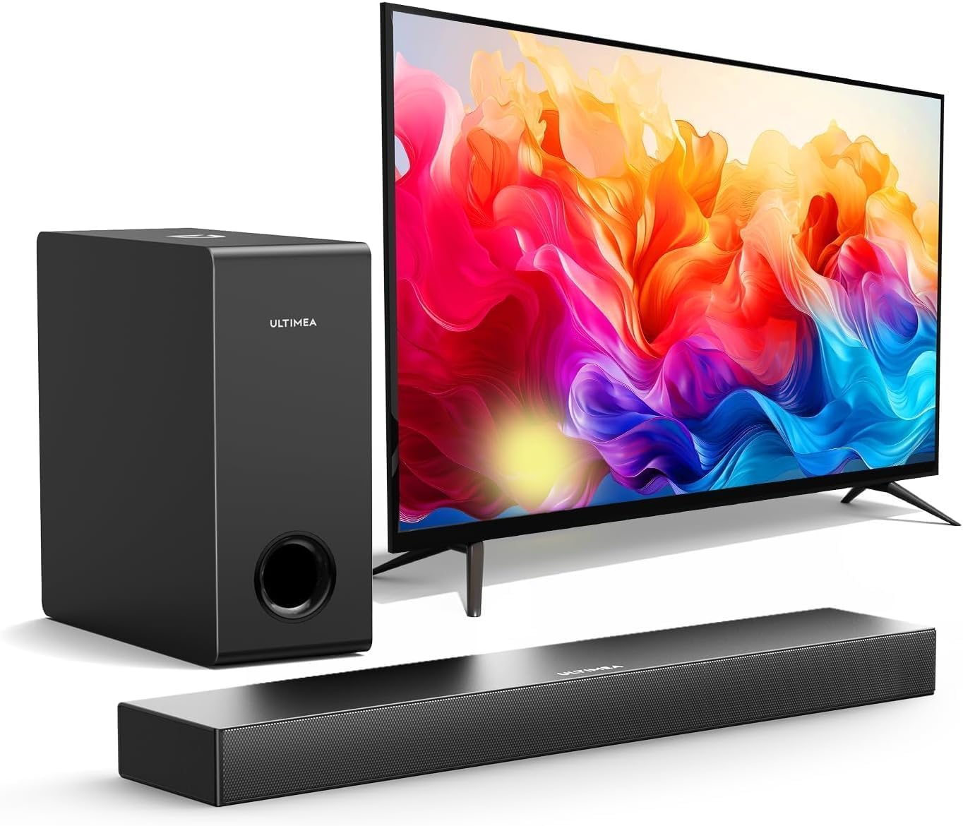 ULTIMEA Soundbar для телевізора Динамік телевізора з сабвуфером Домашній кінотеатр 3D Surround Deep Bass Enhanced TV Speaker Peak Power 120W HDMI Compatible Black Nova
ULTIMEA Soundbar для телевізора Динамік телевізора з сабвуфером Домашній кінотеатр 3D Surround Deep Bass Enhanced TV Speaker Peak Power 120W HDMI Compatible Black Nova