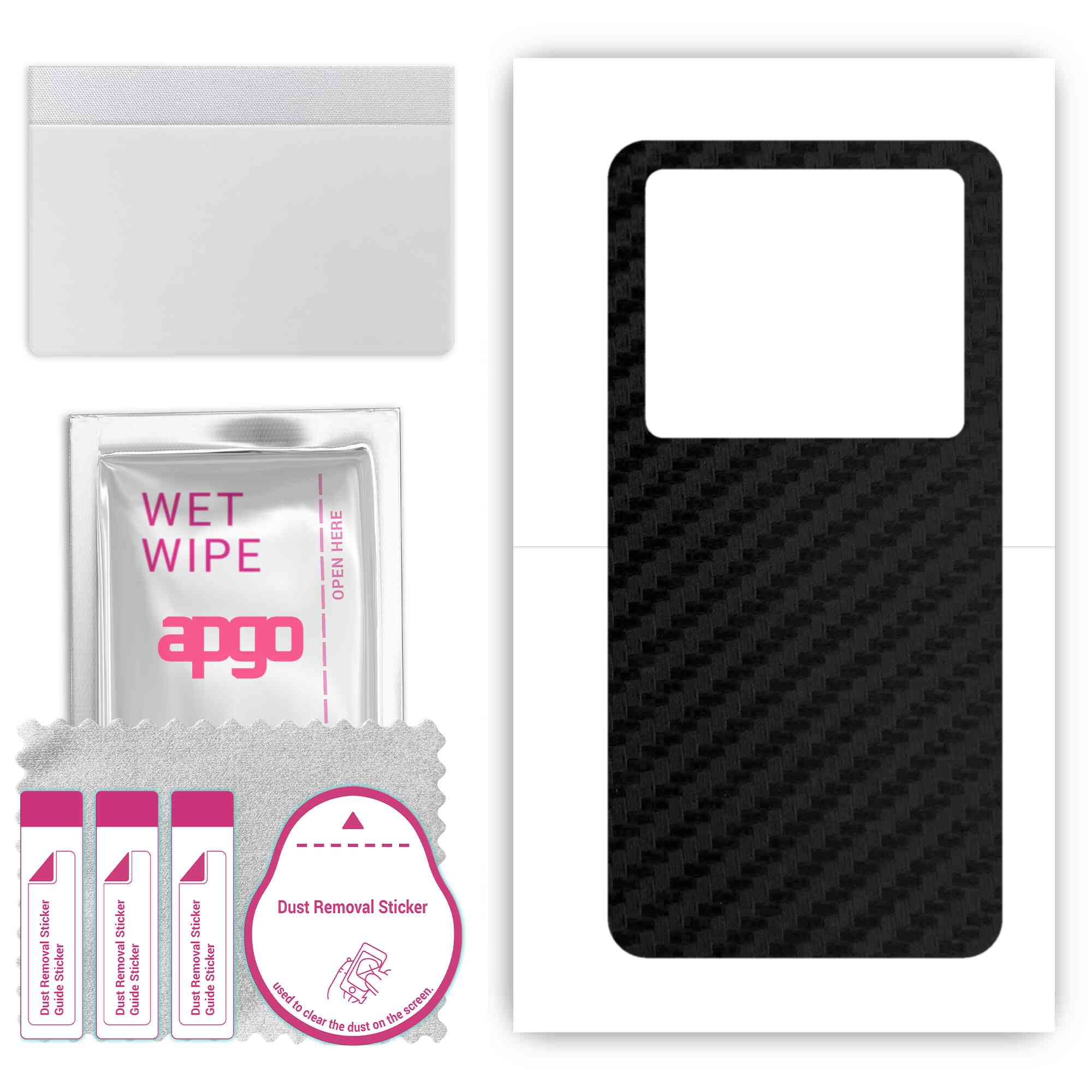 apgo Protective Skin Sticker for the back compatible with Vivo X80 Pro, Wrap Film, Foil, Vinyl - Pattern Carbon Black
apgo Protective Skin Sticker for the back compatible with Vivo X80 Pro, Wrap Film, Foil, Vinyl - Pattern Carbon Black