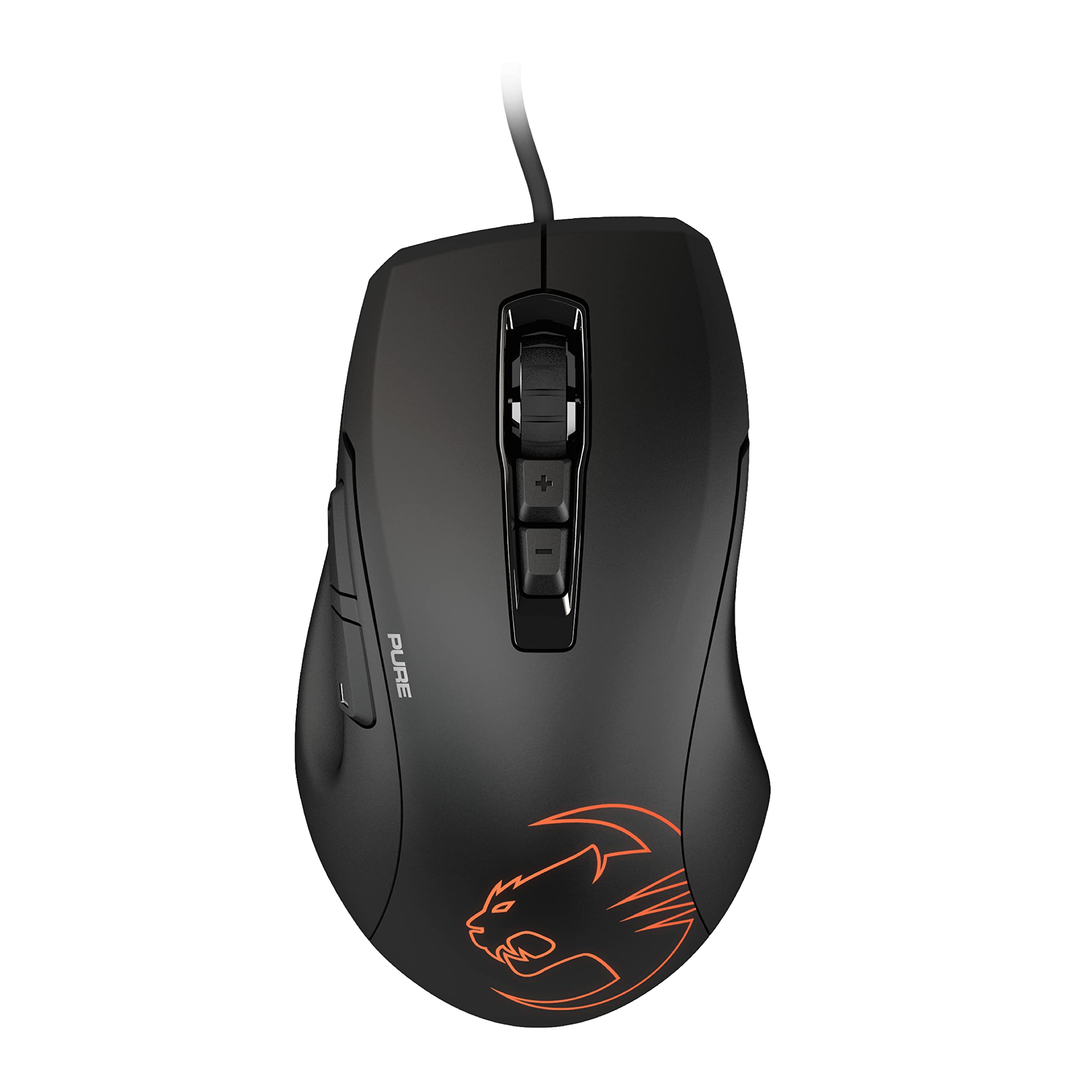 ROCCAT Gaming Mouse Kone Pure SEL Bulk Version Wired PVC RGB Windows 7 or later Authorized Distributor Black/Black Optical/5K/Бічна кнопка/88g чорний
ROCCAT Gaming Mouse Kone Pure SEL Bulk Version Wired PVC RGB Windows 7 or later Authorized Distributor Black/Black Optical/5K/Бічна кнопка/88g чорний