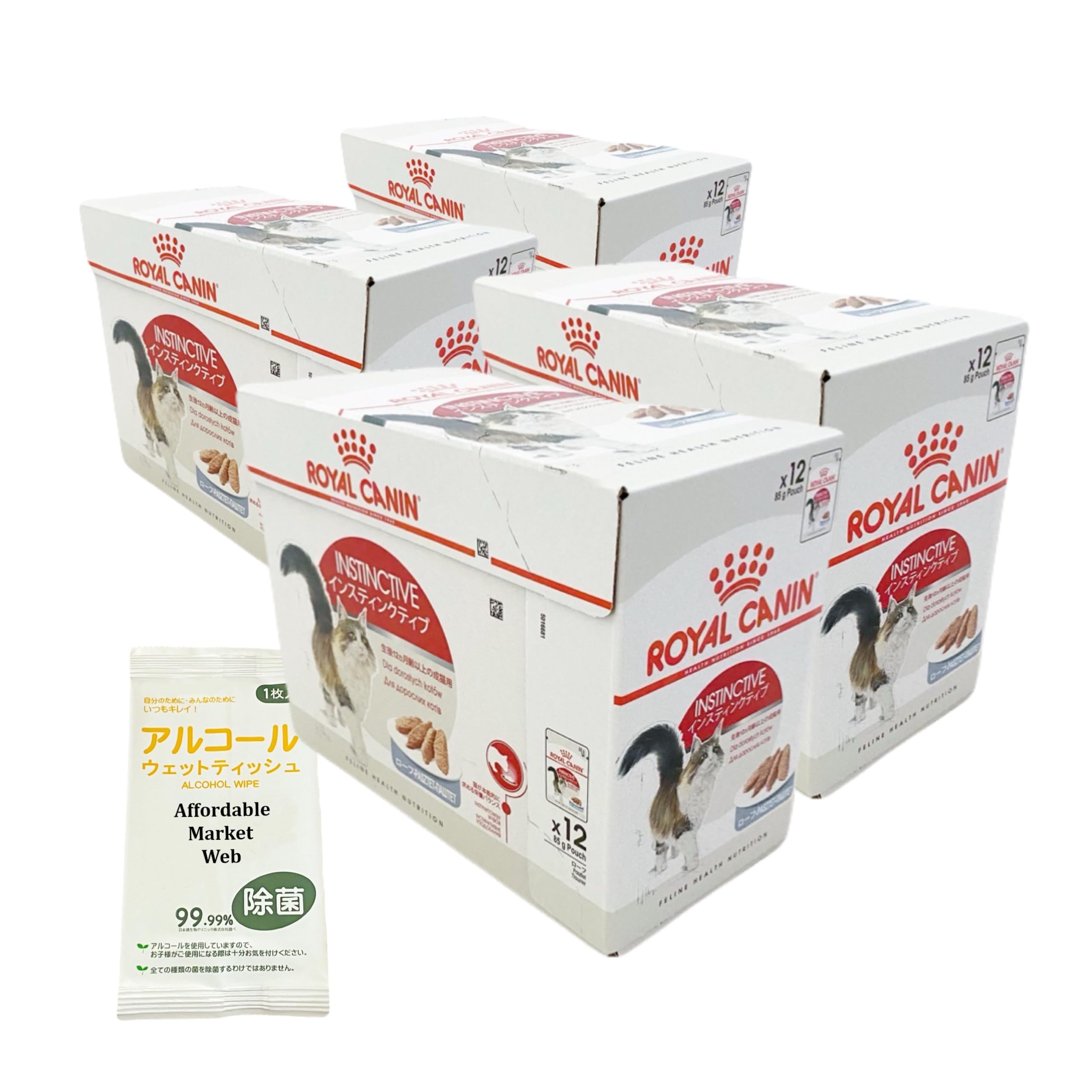 Royal Canin Instinctive Loaf Cat Set корм для взрослых кошек с оригинальными влажными салфетками 48 (мокрые кошки) (85г, шт.)
Royal Canin Instinctive Loaf Cat Set корм для взрослых кошек с оригинальными влажными салфетками 48 (мокрые кошки) (85г, шт.)