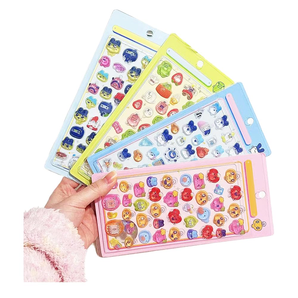 FABWAY Tamashii Seal 4-Piece Set 3D Embossed Glitter Deco Stickers for DIY Notebook Decoration Set A
FABWAY Tamashii Seal 4-Piece Set 3D Embossed Glitter Deco Stickers for DIY Notebook Decoration Set A