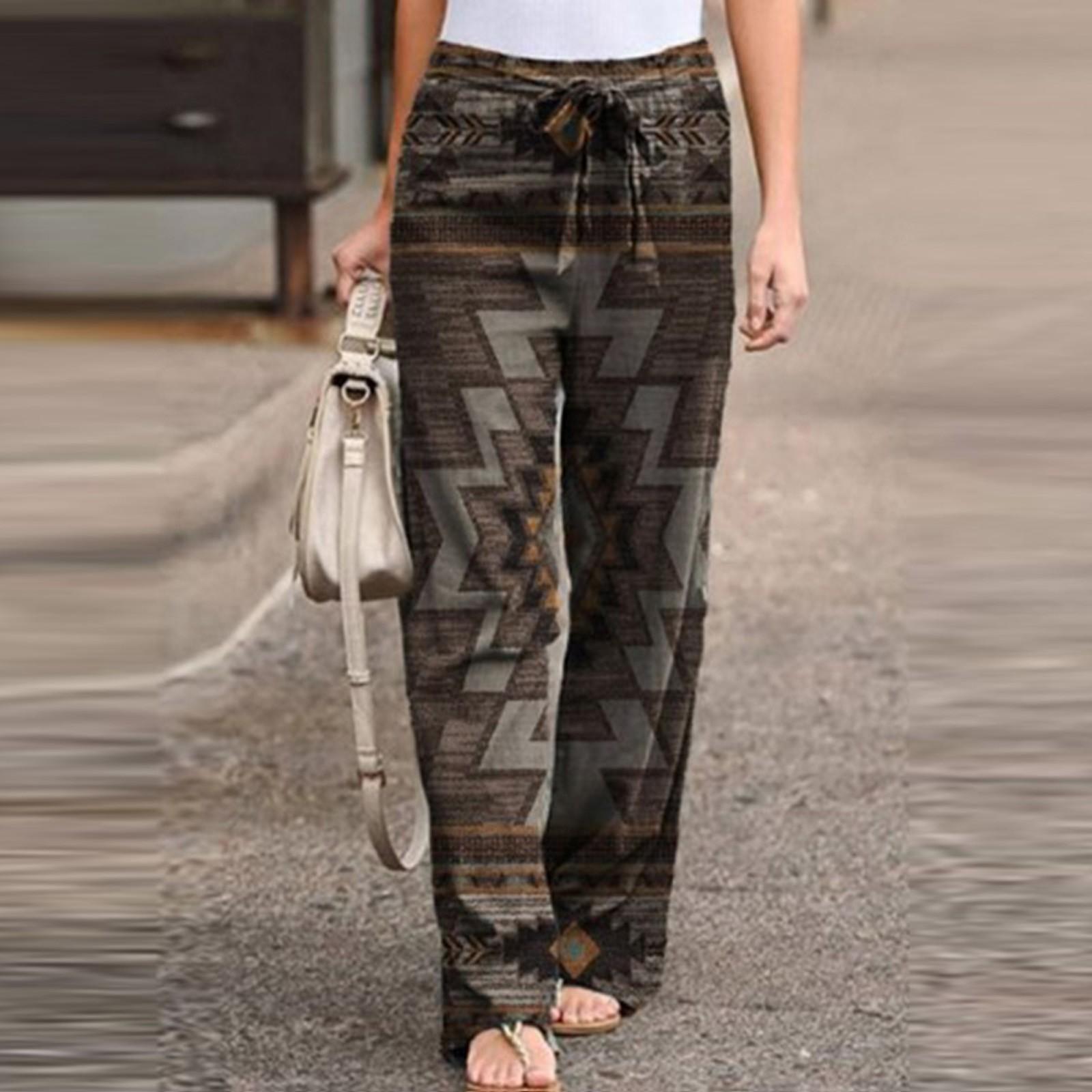 Женские широкие брюки с принтом, повседневные повседневные брюки прямого типа с длинным поясом Hugh, брюки с высокой талией M коричневый
Женские широкие брюки с принтом, повседневные повседневные брюки прямого типа с длинным поясом Hugh, брюки с высокой талией M коричневый