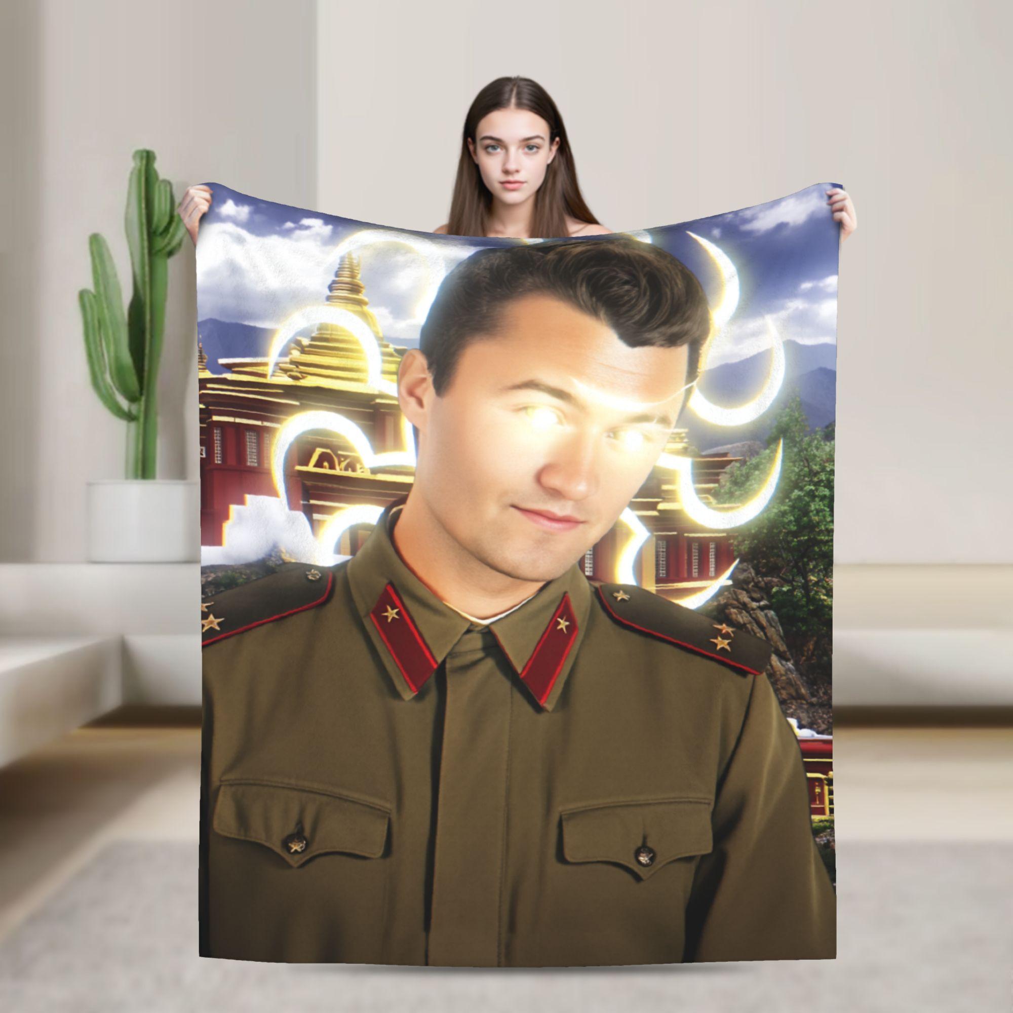 Warm BlanketBoy Girl Decorative Charlie Kirk Throw Blanket Flannel Bedspread For Couch Chair Novelty Sofa Bed Cover 75cmx90cm
Warm BlanketBoy Girl Decorative Charlie Kirk Throw Blanket Flannel Bedspread For Couch Chair Novelty Sofa Bed Cover 75cmx90cm