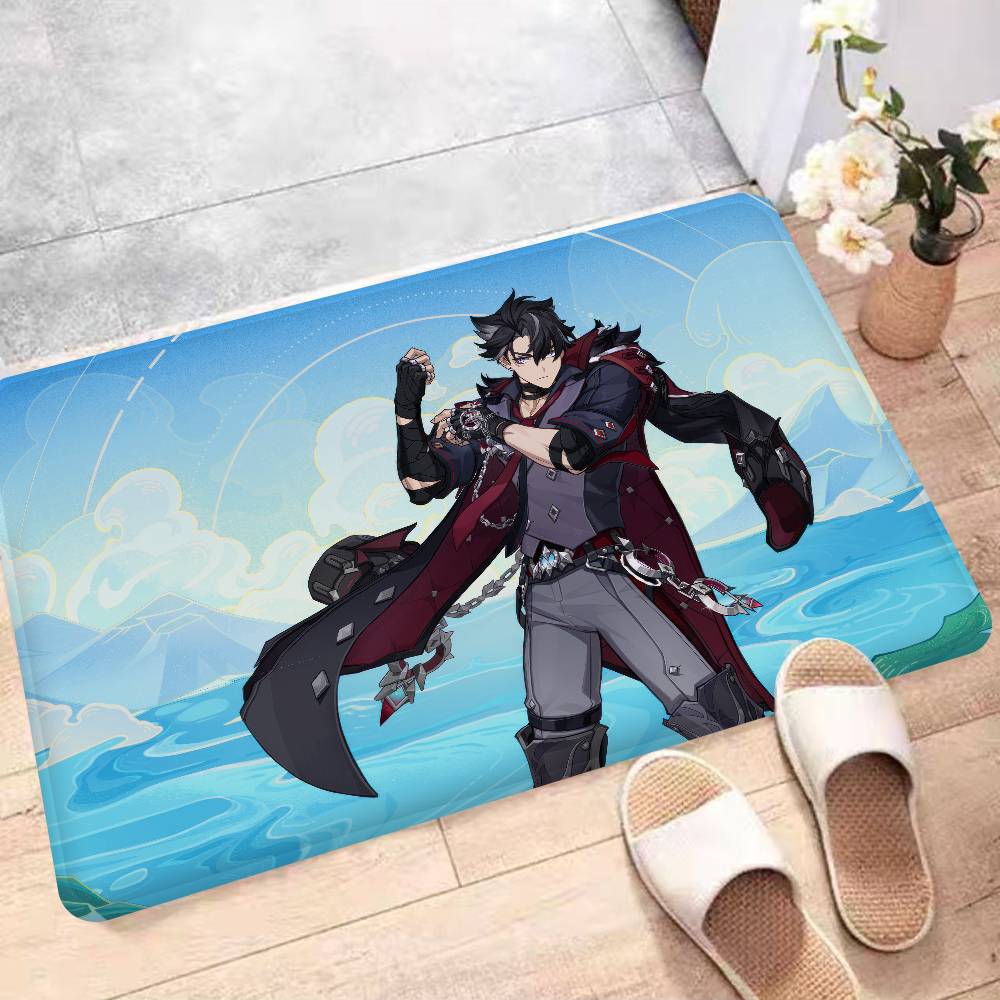 Anime Genshin Impact Wriothesley Doormat Non Slip Entrance Door Mat Nordic Home Decor for Bathroom Bedroom Hotel 40x60 cm
Anime Genshin Impact Wriothesley Doormat Non Slip Entrance Door Mat Nordic Home Decor for Bathroom Bedroom Hotel 40x60 cm