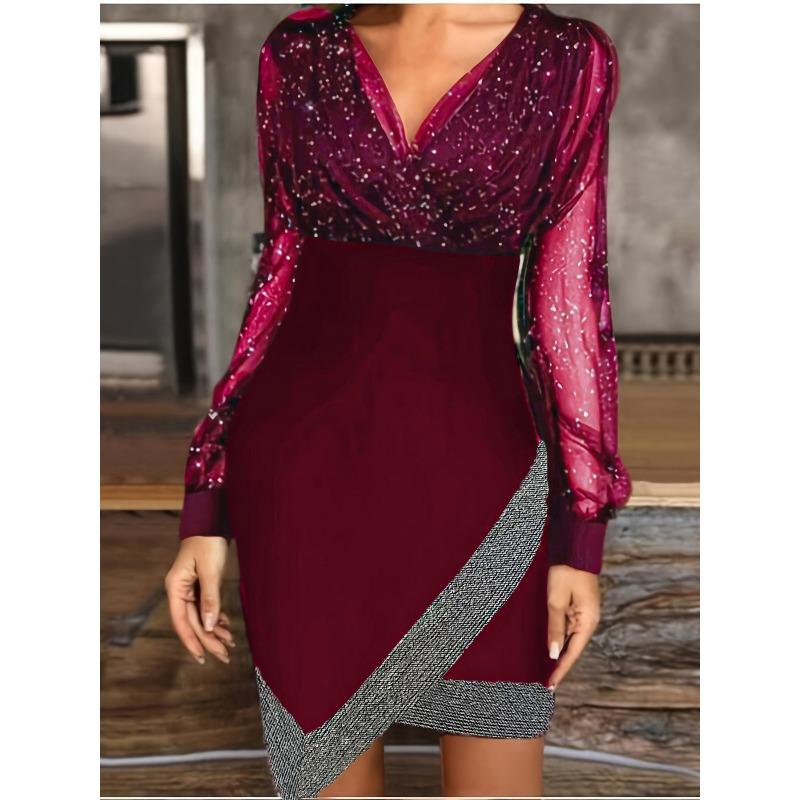 JPNTKY Fashion Autumn Winter Solid Color Print Long Sleeve V-Neck Casual Dresses International design XXL бордовий
JPNTKY Fashion Autumn Winter Solid Color Print Long Sleeve V-Neck Casual Dresses International design XXL бордовий