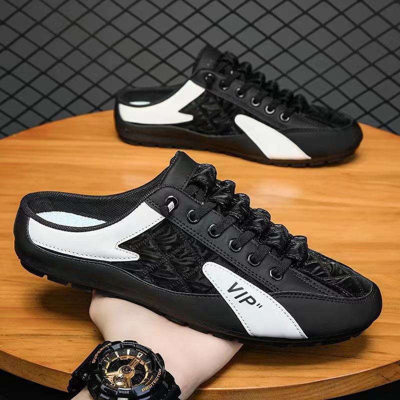New bag head slippers men and women wear lazy half slippers casual versatile heel trendy shoes 47 сірий колір
New bag head slippers men and women wear lazy half slippers casual versatile heel trendy shoes 47 сірий колір