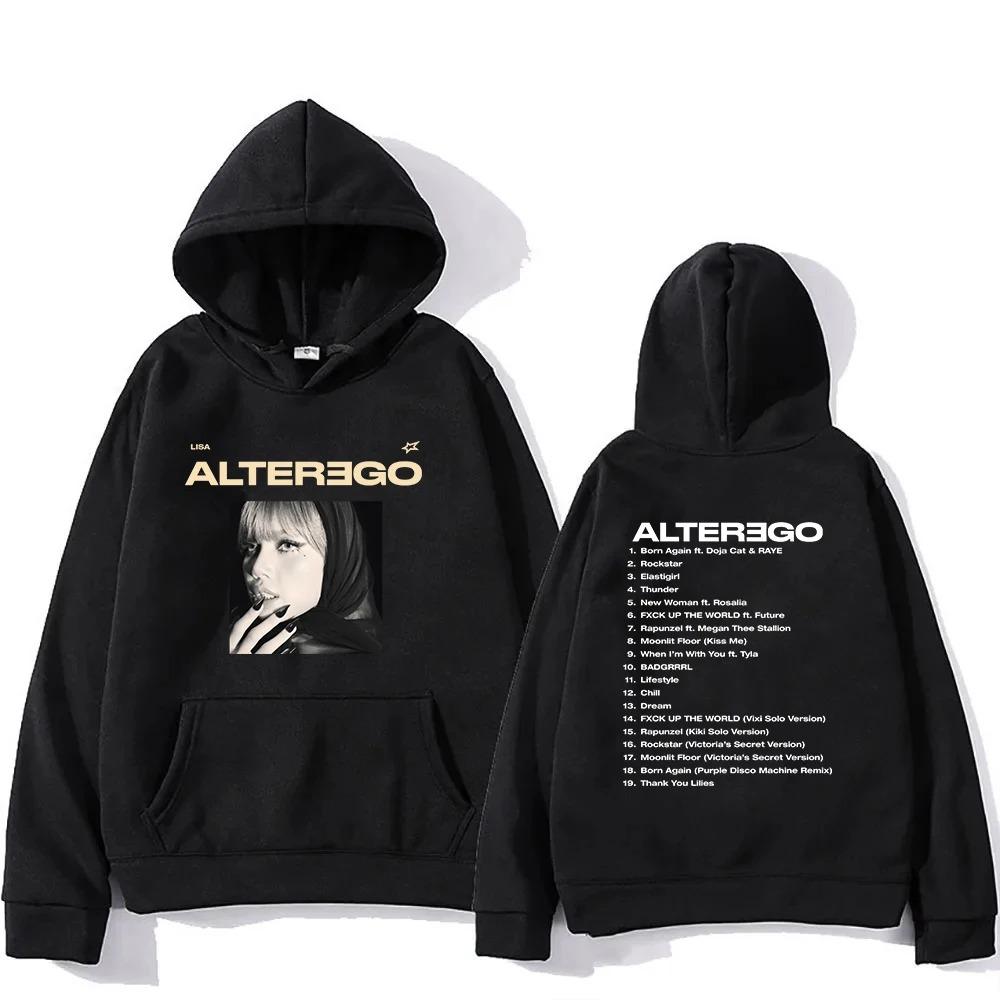 Lisa Alter Ego s 2026 New Album Men s Women Hoodie Harajuku High-quality Sweatshirt Casual Hip Hop Streetwear Oversized Y2K XXXL сірий
Lisa Alter Ego s 2026 New Album Men s Women Hoodie Harajuku High-quality Sweatshirt Casual Hip Hop Streetwear Oversized Y2K XXXL сірий