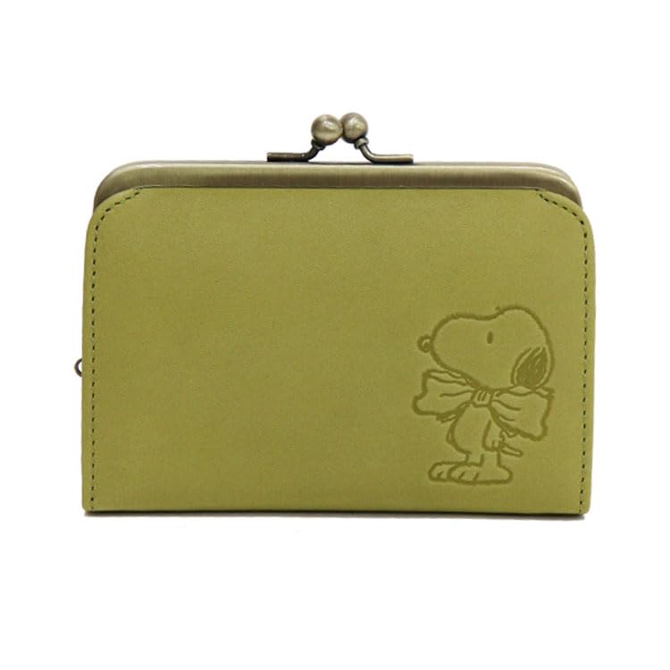 Snoopy Clasp Wallet 73272 Cowhide Genuine Leather Bill Purse Coin Purse Coin Case Wallet Ladies Mini Wallet Peanuts (Green)
Snoopy Clasp Wallet 73272 Cowhide Genuine Leather Bill Purse Coin Purse Coin Case Wallet Ladies Mini Wallet Peanuts (Green)
