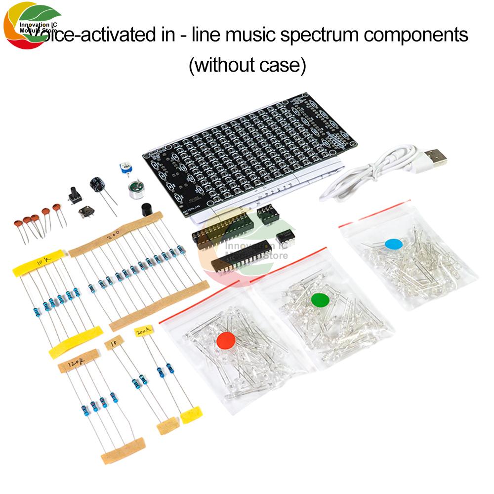DIY Soldering Project Spectrum USB Mini Electronic Display Sound Activated Home Stereo Speaker DIY Kits for Leaning Soldering
DIY Soldering Project Spectrum USB Mini Electronic Display Sound Activated Home Stereo Speaker DIY Kits for Leaning Soldering