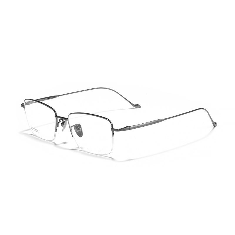 Business Pure Titanium Ultralight Men s Semi Rimless Glasses Frame For Myopia Reading Prescription Eyewear Office Work сірий
Business Pure Titanium Ultralight Men s Semi Rimless Glasses Frame For Myopia Reading Prescription Eyewear Office Work сірий