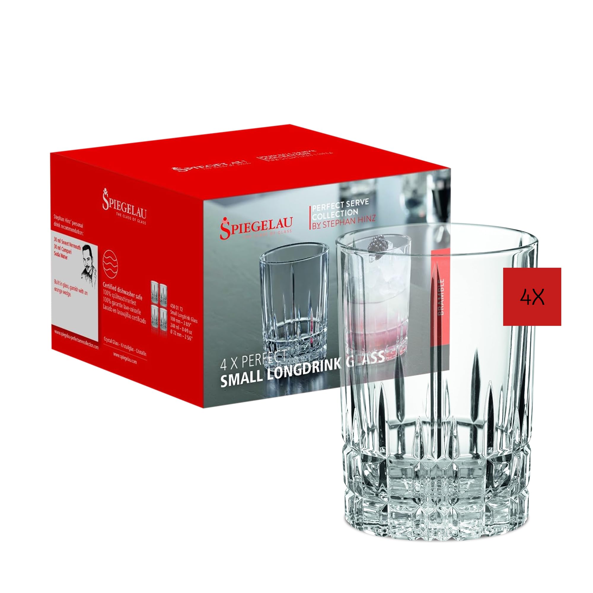 Коллекция Spiegelau Perfect Serve от Стефана Хинца Perfect Small Long Drink 240 мл 4500172 4 шт.
Коллекция Spiegelau Perfect Serve от Стефана Хинца Perfect Small Long Drink 240 мл 4500172 4 шт.