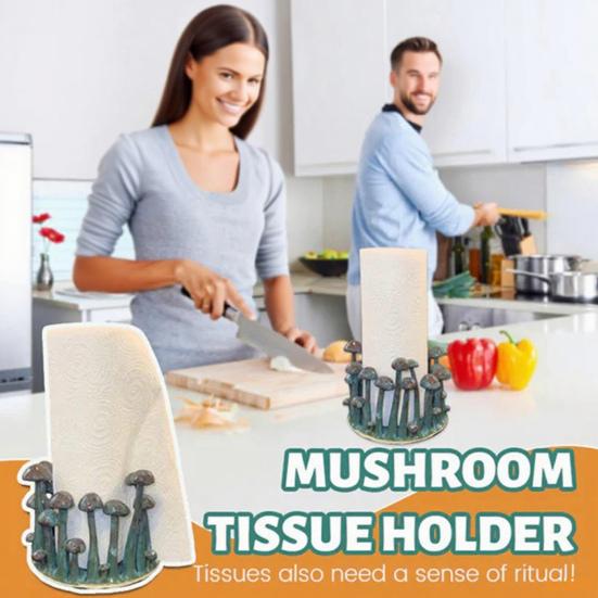 Mushroom Tissue Holder Toilet Paper Roll Dispenser Easy Assembly Bathroom Decorative Tabletop
Mushroom Tissue Holder Toilet Paper Roll Dispenser Easy Assembly Bathroom Decorative Tabletop