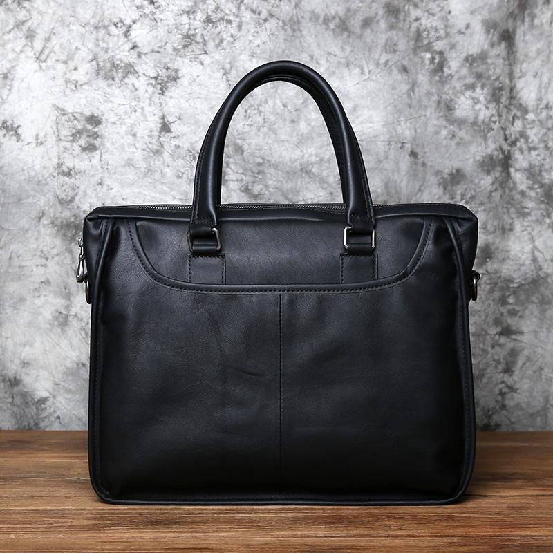 NZPJ Men s Genuine Leather Business Handbag Top Layer Cowhide Cross Section Office Computer Bag Shoulder Messenger Briefcase чорний
NZPJ Men s Genuine Leather Business Handbag Top Layer Cowhide Cross Section Office Computer Bag Shoulder Messenger Briefcase чорний