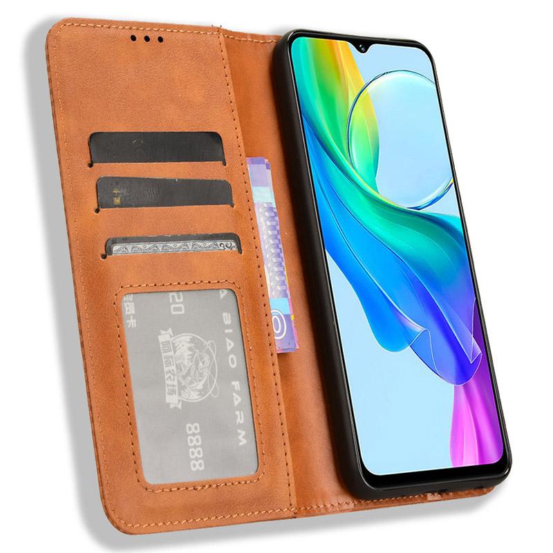 For vivo Y28s 5G/T3 Lite 5G/Y03/Y18 4G/Y18e 4G Case Wallet Magnetic Closure Leather Retro Phone Cover Red
For vivo Y28s 5G/T3 Lite 5G/Y03/Y18 4G/Y18e 4G Case Wallet Magnetic Closure Leather Retro Phone Cover Red