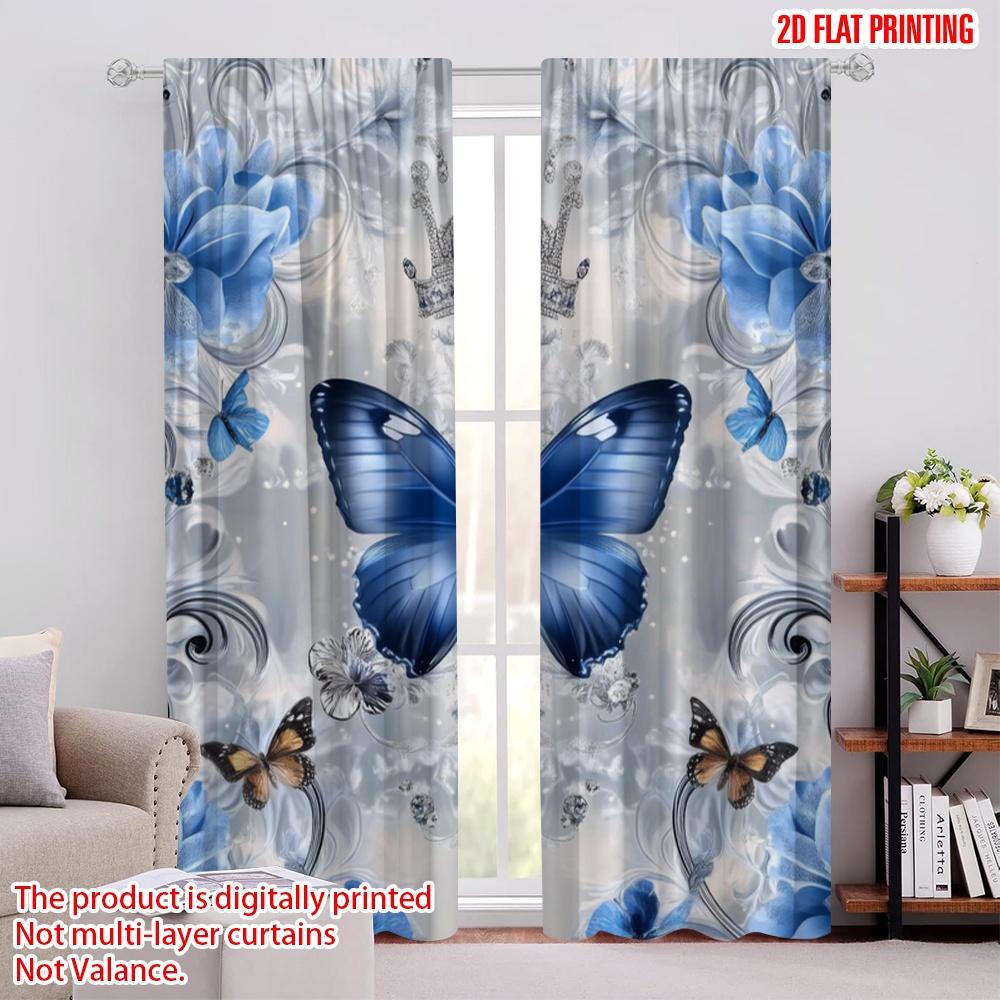 2pcs,2D plane printing Light Filtering Curtains Royal Butterfly Dreams Durable 100% Polyester Fabric (without rod) Decorations 52.50 × 116.00 cm 2 pcs
2pcs,2D plane printing Light Filtering Curtains Royal Butterfly Dreams Durable 100% Polyester Fabric (without rod) Decorations 52.50 × 116.00 cm 2 pcs