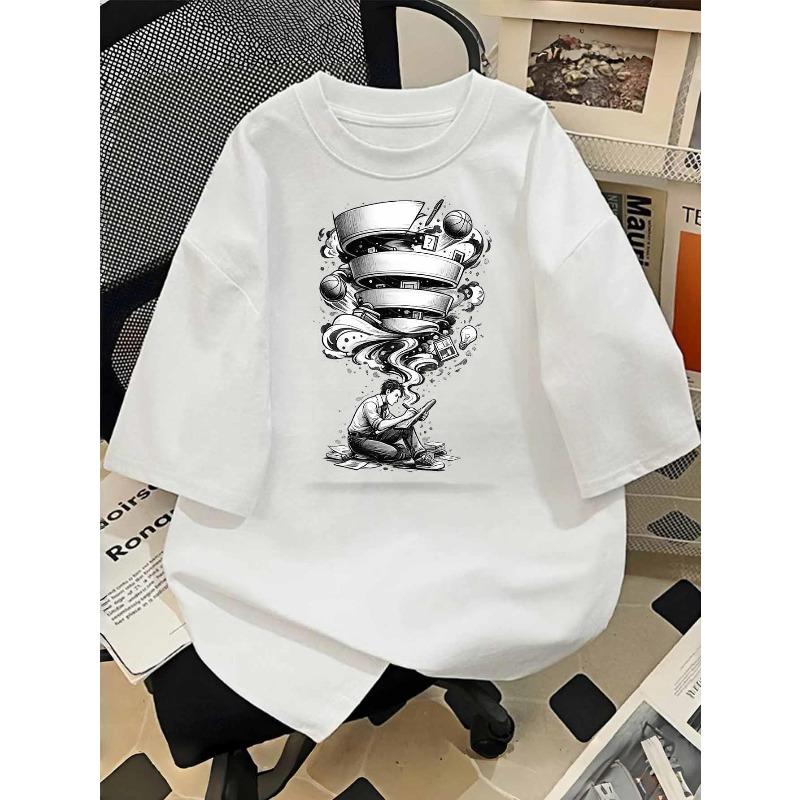 Men S T-Shirt with a Creative Design Featuring an Artistic Mind Explosion Print, Made from High-Quality for Long-Lasting Casual Style 4XL
Men S T-Shirt with a Creative Design Featuring an Artistic Mind Explosion Print, Made from High-Quality for Long-Lasting Casual Style 4XL