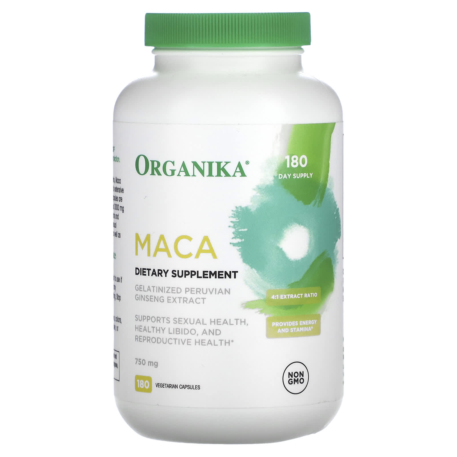 Organika, Maca, 750mg, 180 Veggie Capsules
Organika, Maca, 750mg, 180 Veggie Capsules