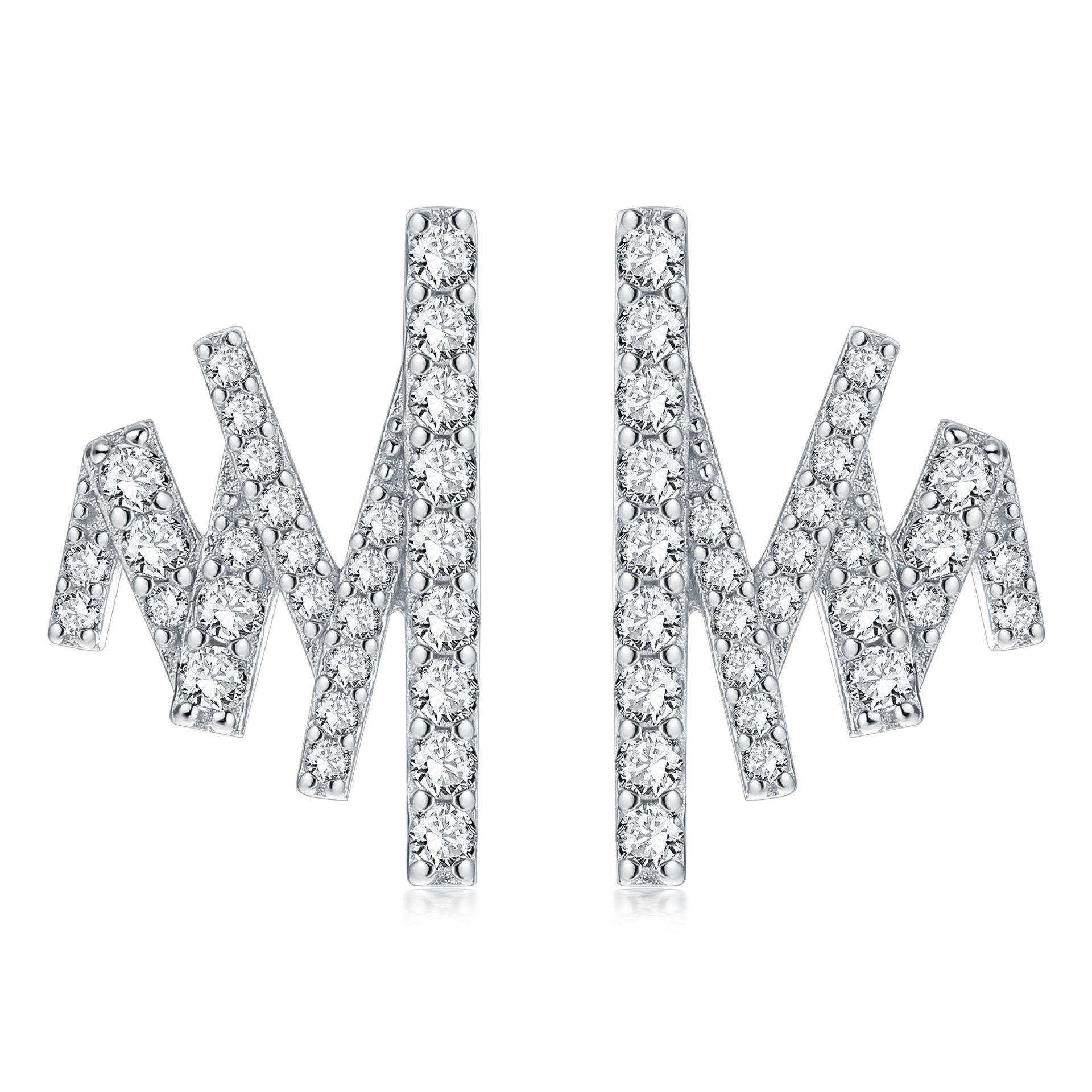 Dijia S925 Sterling Silver Stud Earrings, Cold Wind Explosion Inlaid Zircon Earrings Jewelry 925 Silver розового золота
Dijia S925 Sterling Silver Stud Earrings, Cold Wind Explosion Inlaid Zircon Earrings Jewelry 925 Silver розового золота