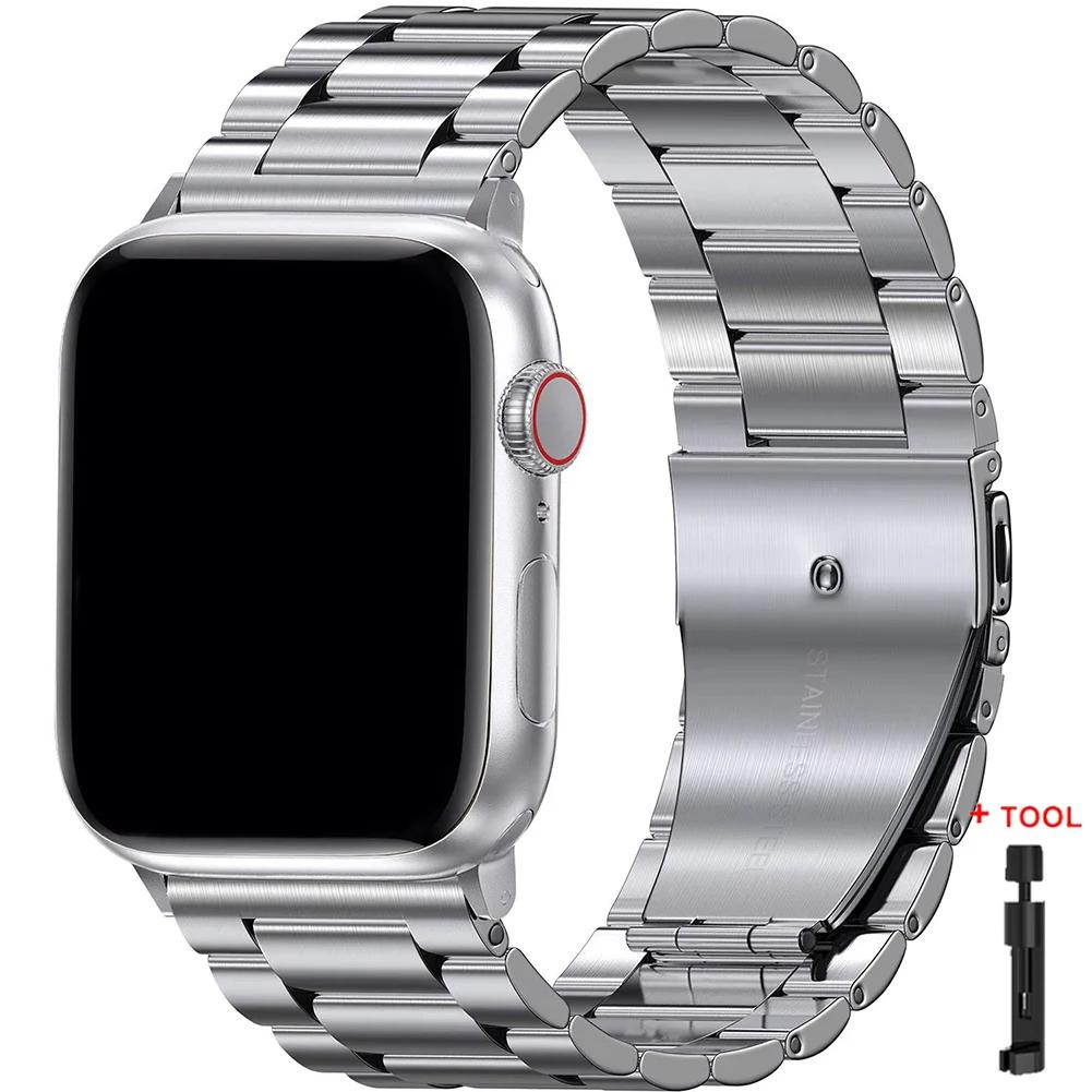 Stainless Steel Strap for Apple Watch S11 10 46mm 42mm Ultra 3 49mm 45mm 41mm 44mm Metal Band for IWatch Series 9 8 7 SE 6 5 4 3 38mm 40mm 41mm
Stainless Steel Strap for Apple Watch S11 10 46mm 42mm Ultra 3 49mm 45mm 41mm 44mm Metal Band for IWatch Series 9 8 7 SE 6 5 4 3 38mm 40mm 41mm