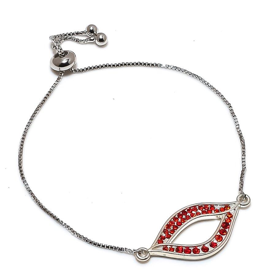 Natural Garnet Faceted Gemstone Handmade 925 Sterling Silver Bracelet 7-8 b3H99
Natural Garnet Faceted Gemstone Handmade 925 Sterling Silver Bracelet 7-8 b3H99