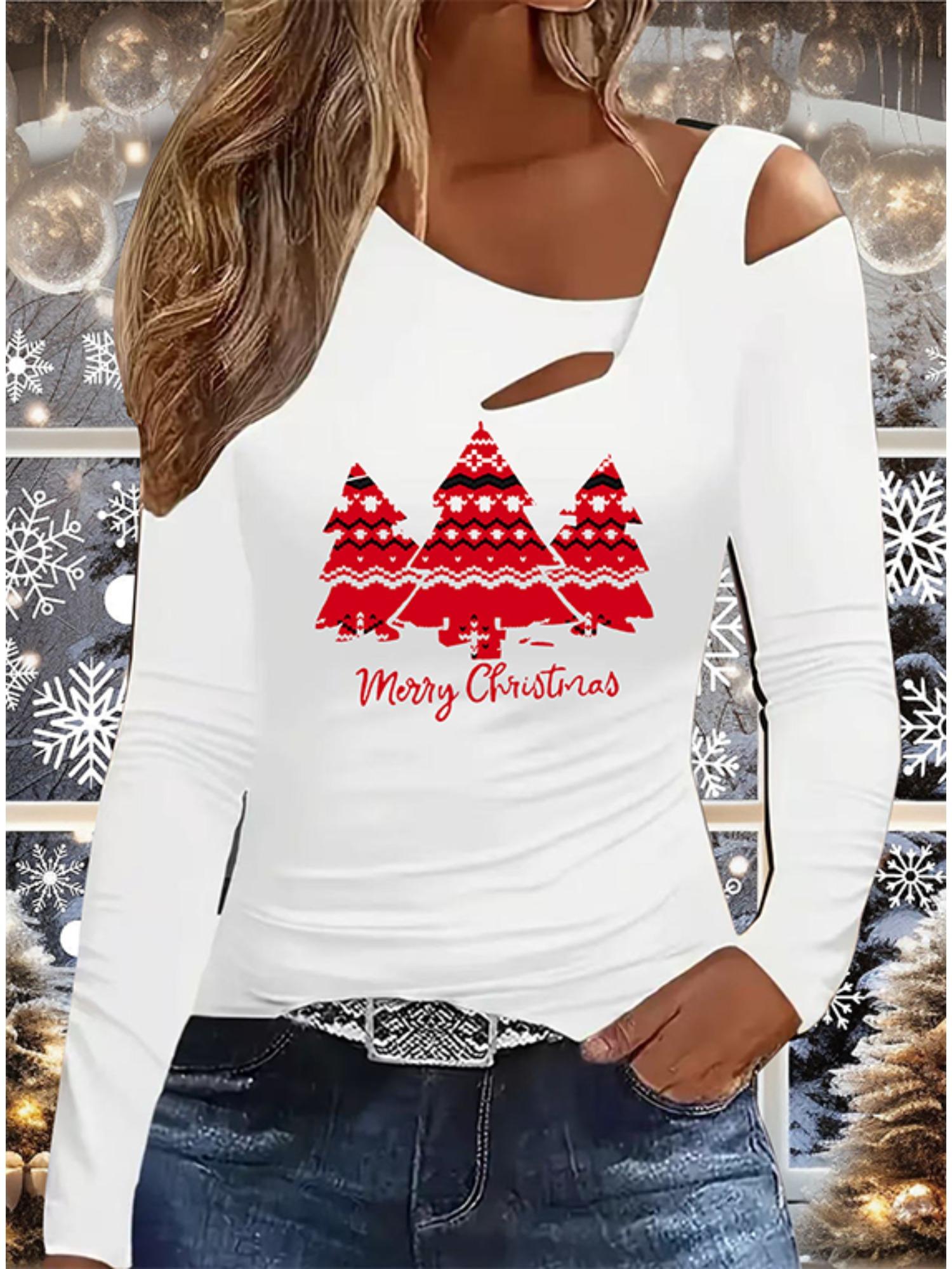 Осень и Зима Женский Новый Повседневный Топ с Длинным Рукавом Рождественский Узор Идеальный Подарок на Хэллоуин Рождество Футболка XXL белый
Осень и Зима Женский Новый Повседневный Топ с Длинным Рукавом Рождественский Узор Идеальный Подарок на Хэллоуин Рождество Футболка XXL белый