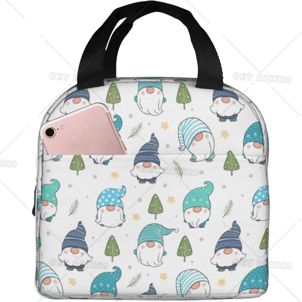 Funny Cute Gnome Stars Lunch Bag for Women Men Insulated Box Container with Frond Pocket for Work Picnic Travel School 22x20x13CM коричневий
Funny Cute Gnome Stars Lunch Bag for Women Men Insulated Box Container with Frond Pocket for Work Picnic Travel School 22x20x13CM коричневий