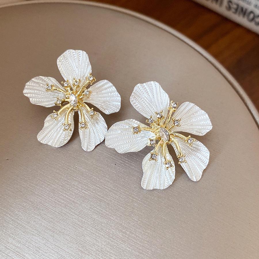 Silver Needle Diamond Pattern Flower Stud Earrings Gentle and Sweet in Summer Small Fresh Earrings Light Luxury Premium Earrings
Silver Needle Diamond Pattern Flower Stud Earrings Gentle and Sweet in Summer Small Fresh Earrings Light Luxury Premium Earrings