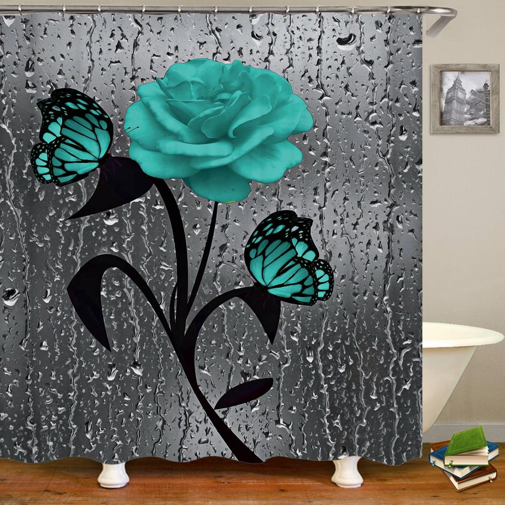 180*180cm Decorative Shower Curtain Waterproof Polyester Rose Print Modern Style Shower Curtain 180*180cm
180*180cm Decorative Shower Curtain Waterproof Polyester Rose Print Modern Style Shower Curtain 180*180cm