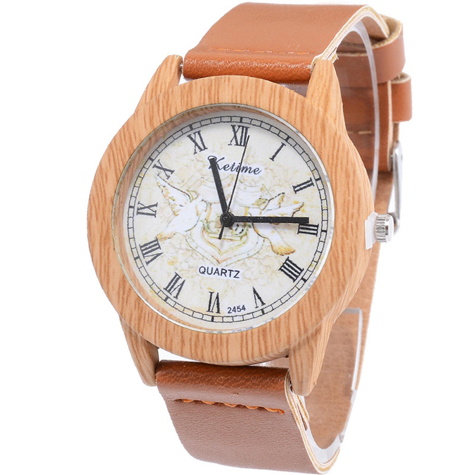 Женские модные кожаные часы One Size
Женские модные кожаные часы One Size