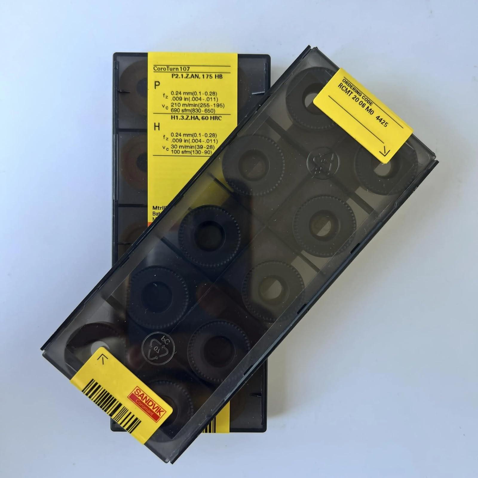 Original Sandvik / RCMT2006M0 4425 CNC lathe carbide blade 10 PCS
Original Sandvik / RCMT2006M0 4425 CNC lathe carbide blade 10 PCS