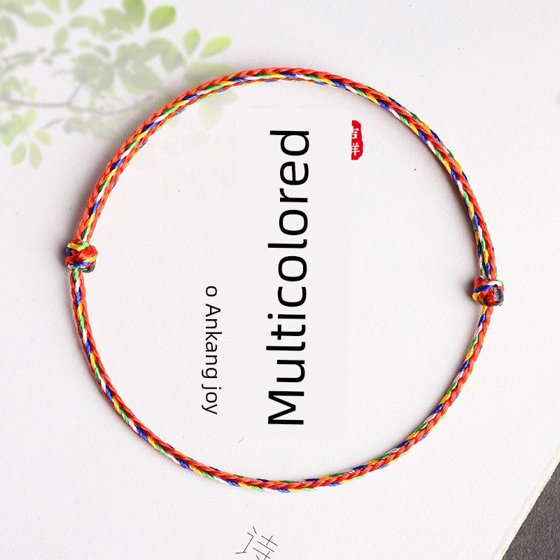 Putuo Mountain Fine Little Red Rope Bracelet Hand-Woven Baby Colorful Braided Rope Carrying Strap Old-Fashioned Kids Ankle Chain 1.5mm baby hand rope hand circumference 9-18cm
Putuo Mountain Fine Little Red Rope Bracelet Hand-Woven Baby Colorful Braided Rope Carrying Strap Old-Fashioned Kids Ankle Chain 1.5mm baby hand rope hand circumference 9-18cm