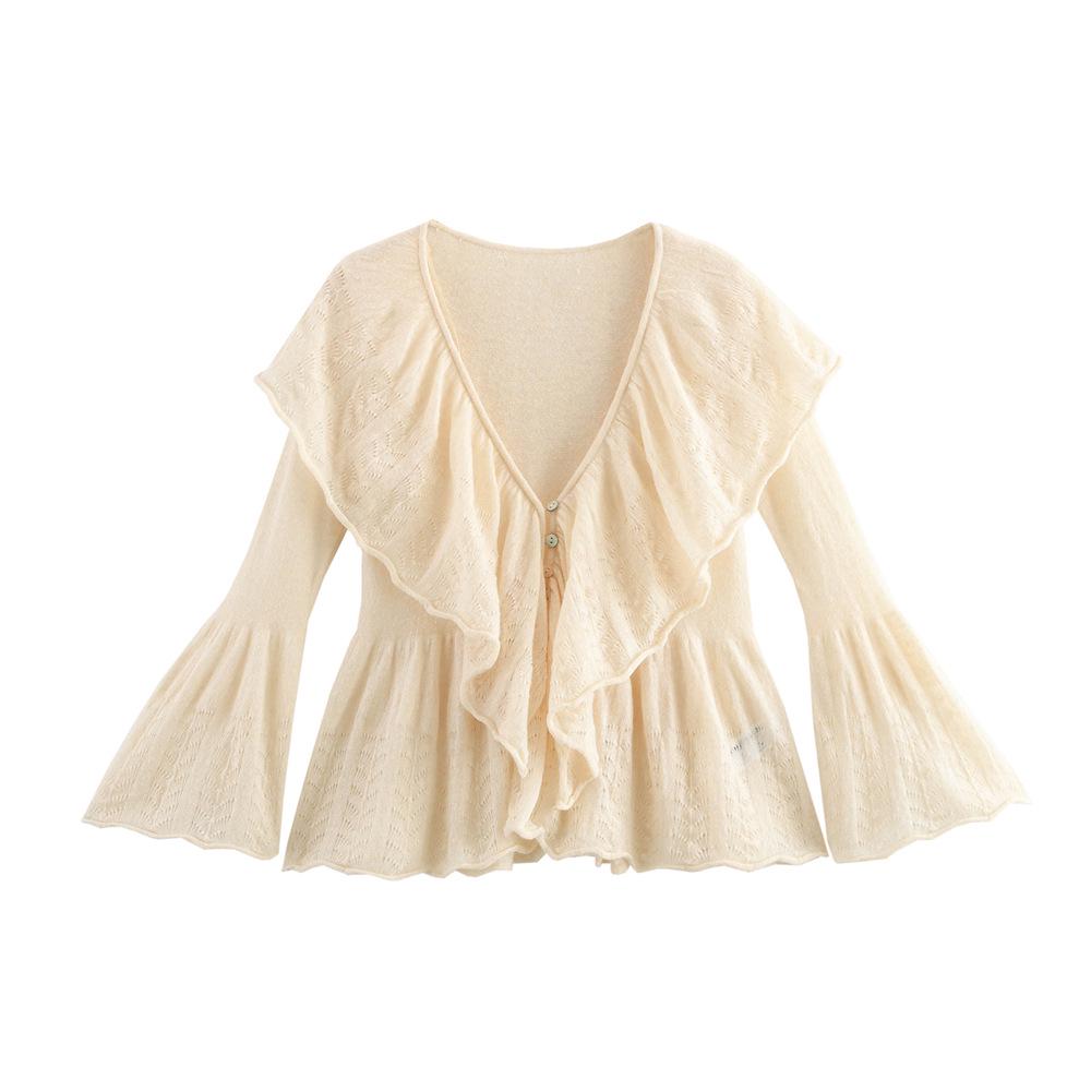 2025 Spring Women s V-Neck Knit Top with Layered Decoration - Sweet and Simple Style Small грязно-белый
2025 Spring Women s V-Neck Knit Top with Layered Decoration - Sweet and Simple Style Small грязно-белый