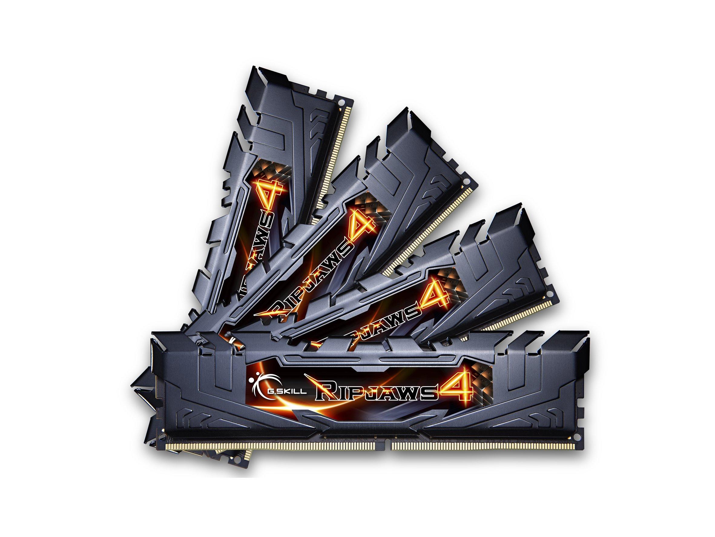 Skill Ripjaws 4 Series 16GB DDR4 SDRAM Desktop Memory Model G. (4x4GB) 288-pin 3200PC4-25600 F4-3200 C16Q-16GrkD
Skill Ripjaws 4 Series 16GB DDR4 SDRAM Desktop Memory Model G. (4x4GB) 288-pin 3200PC4-25600 F4-3200 C16Q-16GrkD