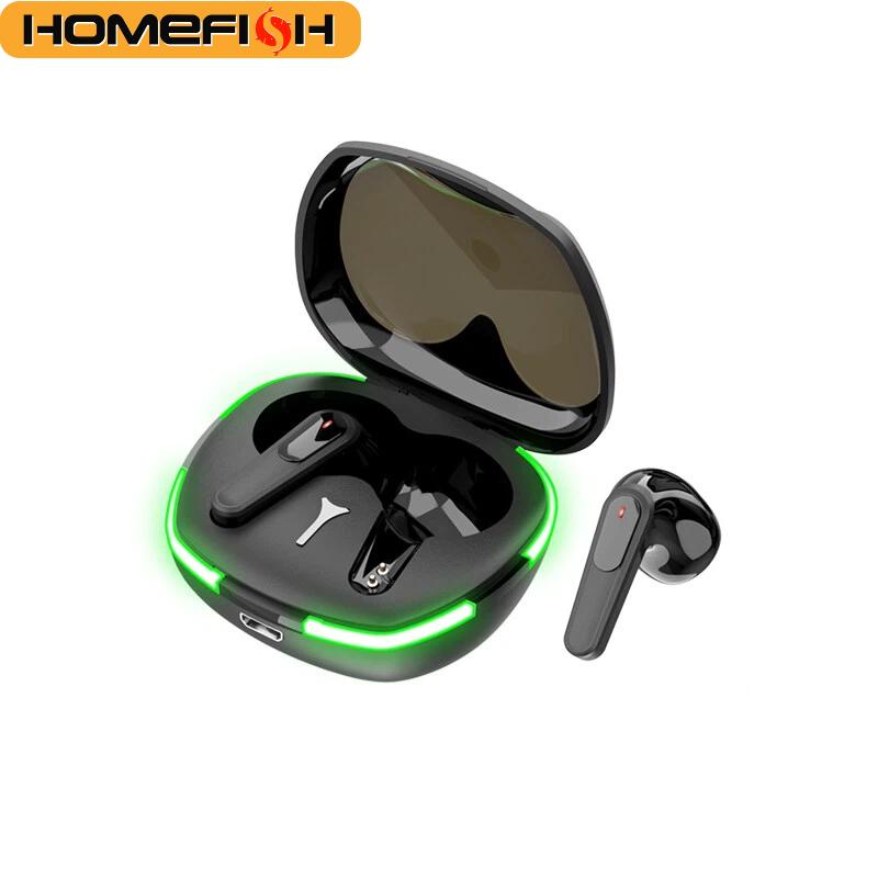 HOMEFISH Pro60 Binaural Wireless TWS Wireless Bluetooth Headset Mini Sports Bluetooth Headset NoiseCancelling Gaming Headset
HOMEFISH Pro60 Binaural Wireless TWS Wireless Bluetooth Headset Mini Sports Bluetooth Headset NoiseCancelling Gaming Headset