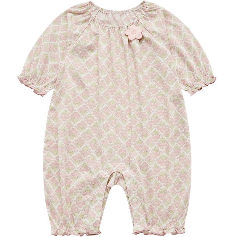 Baby Girl Five-Point Sleeve Summer Romper 80
Baby Girl Five-Point Sleeve Summer Romper 80