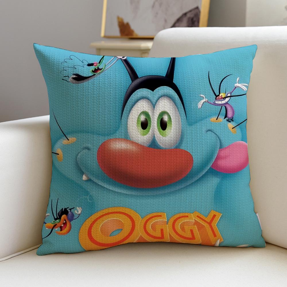 OOggy and the CockroachesS Cushion Cover Breathable and skinfriendly linen pillowcase square removable and washable cushion 30X30cm
OOggy and the CockroachesS Cushion Cover Breathable and skinfriendly linen pillowcase square removable and washable cushion 30X30cm