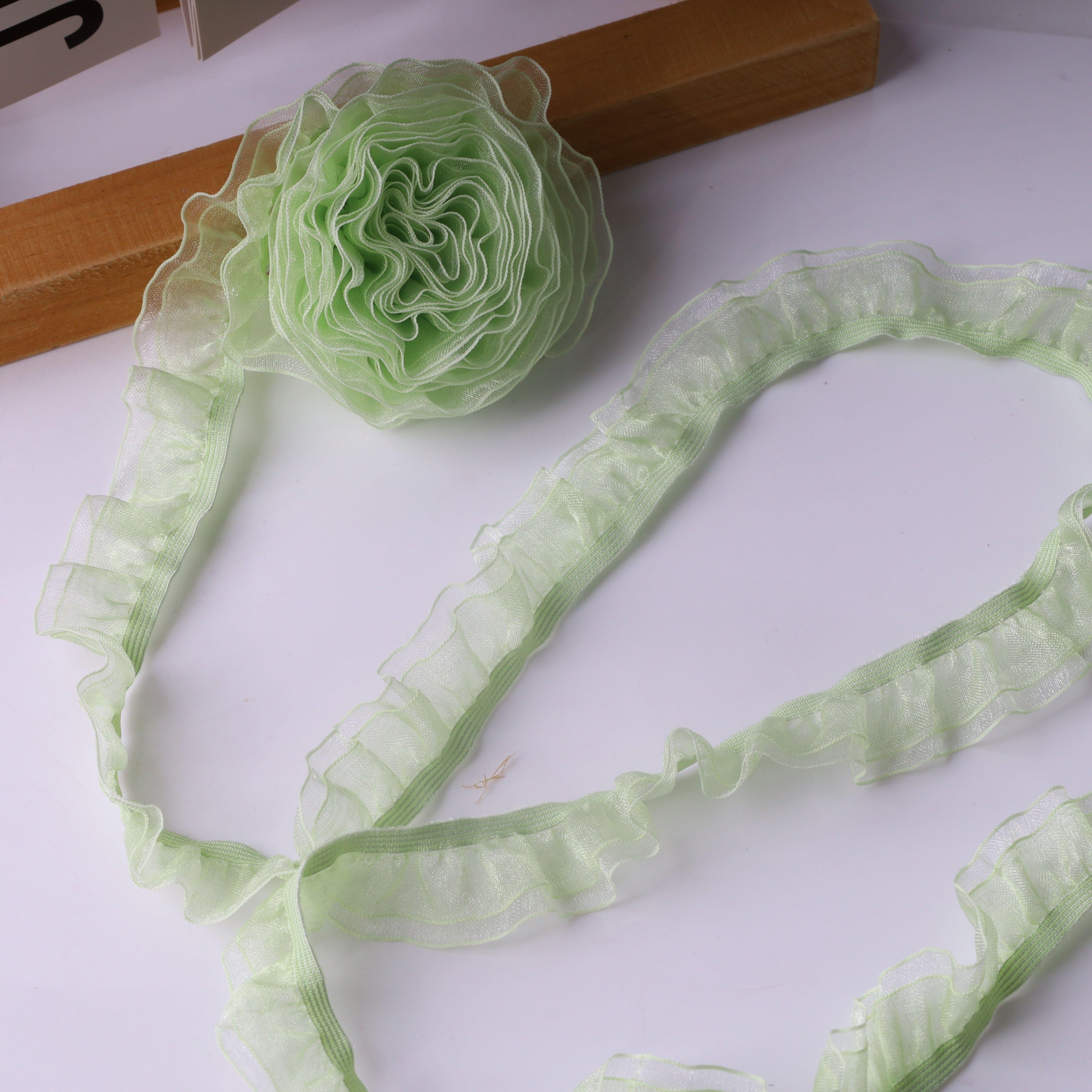 Elastic Snow Yarn Fungus Lace, Width 2cm Headband DIY Lace Decorative Cuffs Dream Pleated Baby Clothes Handmade Accessories 3 meters
Elastic Snow Yarn Fungus Lace, Width 2cm Headband DIY Lace Decorative Cuffs Dream Pleated Baby Clothes Handmade Accessories 3 meters