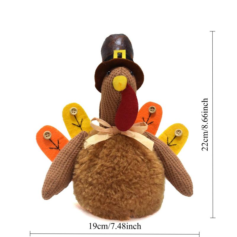Thanksgiving Handmade Turkey Tucao Muppets Decoration Turkey Ornament Figurine Harvest Festival Autumn Decoration
Thanksgiving Handmade Turkey Tucao Muppets Decoration Turkey Ornament Figurine Harvest Festival Autumn Decoration