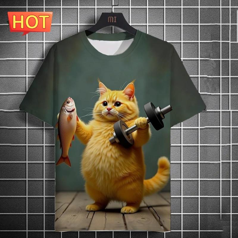Hip Hop Cool Cat Vintage T-shirt Men s Clothing Street Personality Y2k Short Sleeve 6XL
Hip Hop Cool Cat Vintage T-shirt Men s Clothing Street Personality Y2k Short Sleeve 6XL