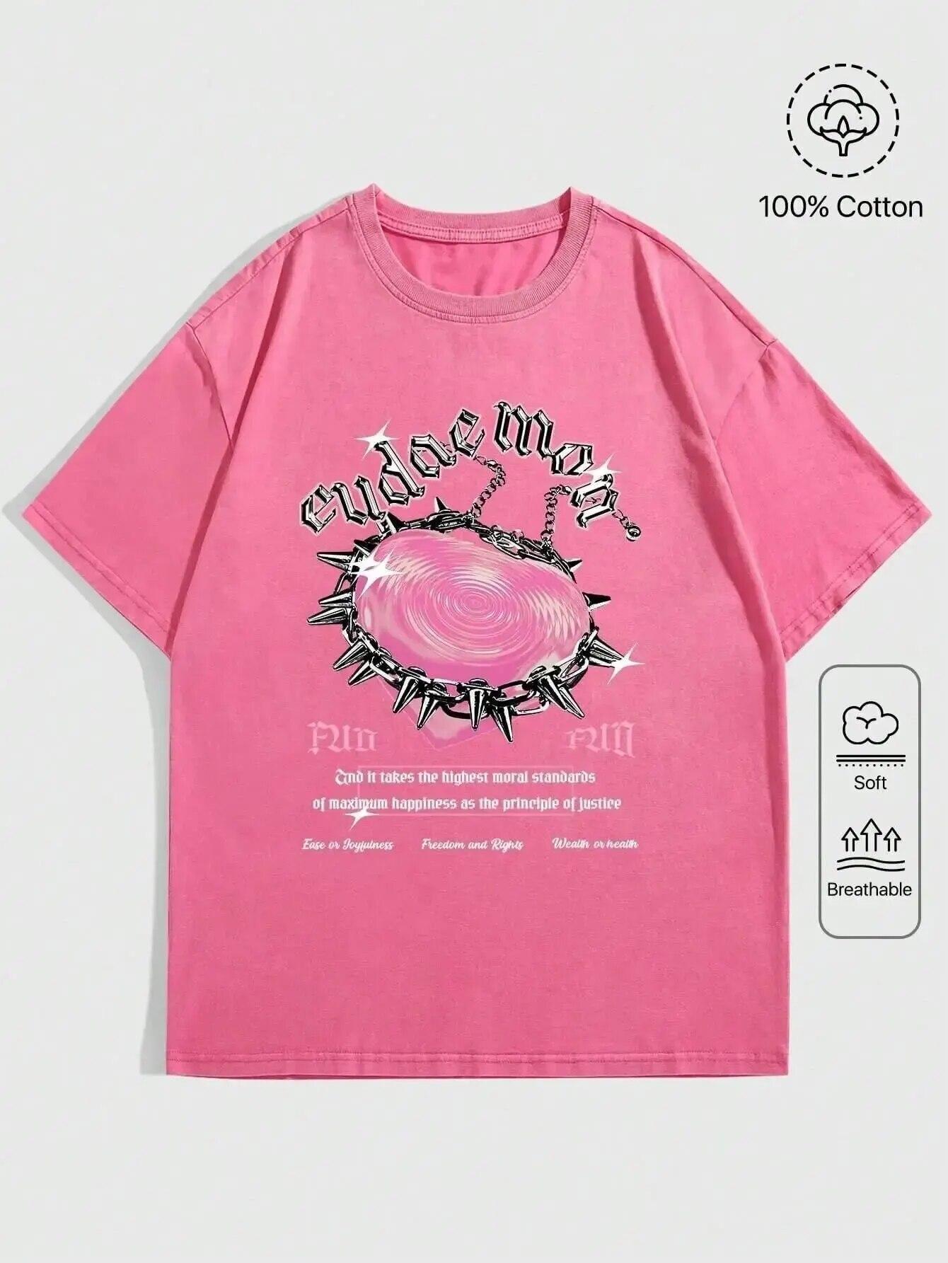 Y2k Woman Cotton Washed TShirt Street Life Womens Heart Slogan Printed Tops Fashion Oversize Crewneck Tees Female Clothing S
Y2k Woman Cotton Washed TShirt Street Life Womens Heart Slogan Printed Tops Fashion Oversize Crewneck Tees Female Clothing S
