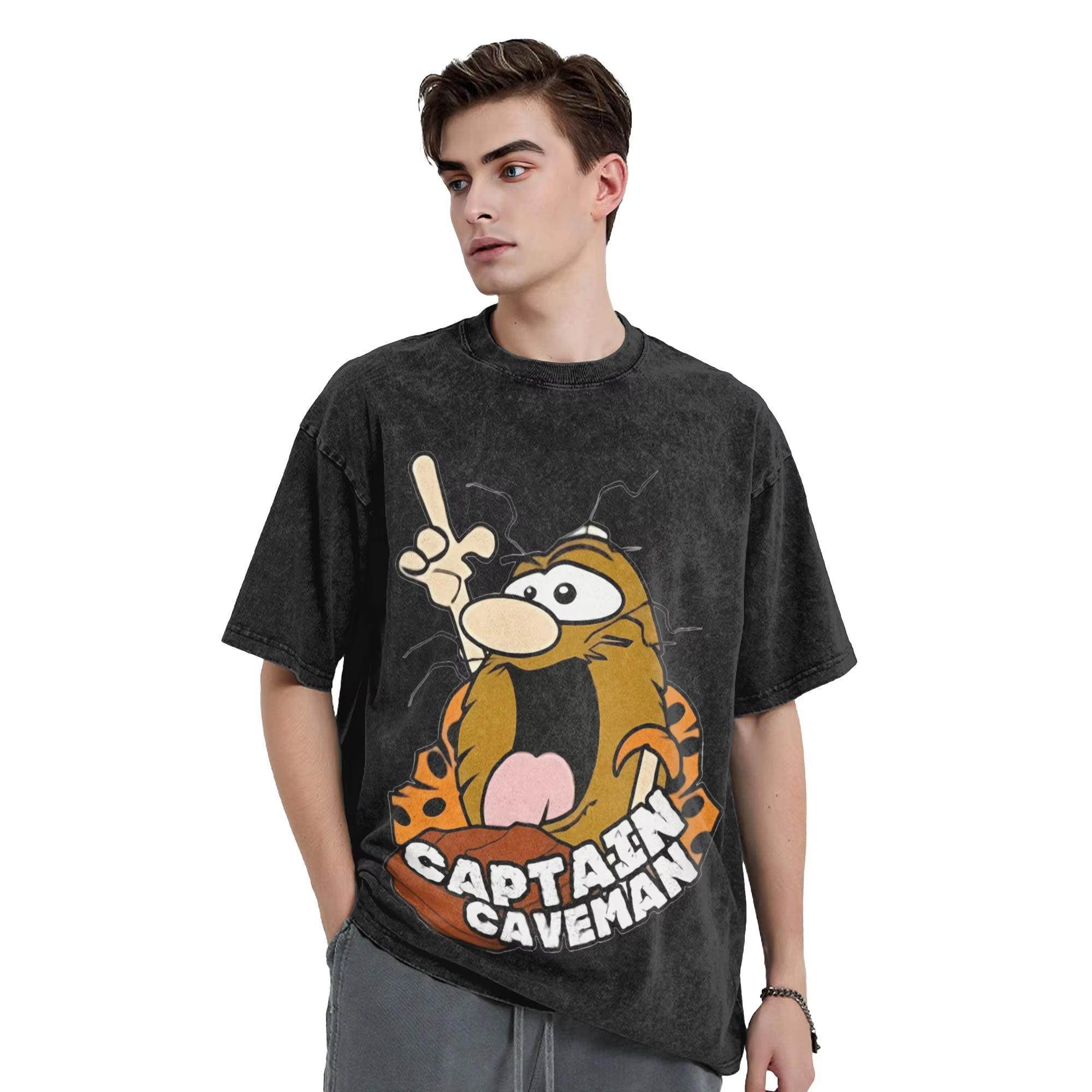 Captain Caveman man clothing 100%Cotton Washed Tshirt Casual fashion Tee Y2K retro O Neck Streetwear Women Oversized Casual Top S разноцветный
Captain Caveman man clothing 100%Cotton Washed Tshirt Casual fashion Tee Y2K retro O Neck Streetwear Women Oversized Casual Top S разноцветный