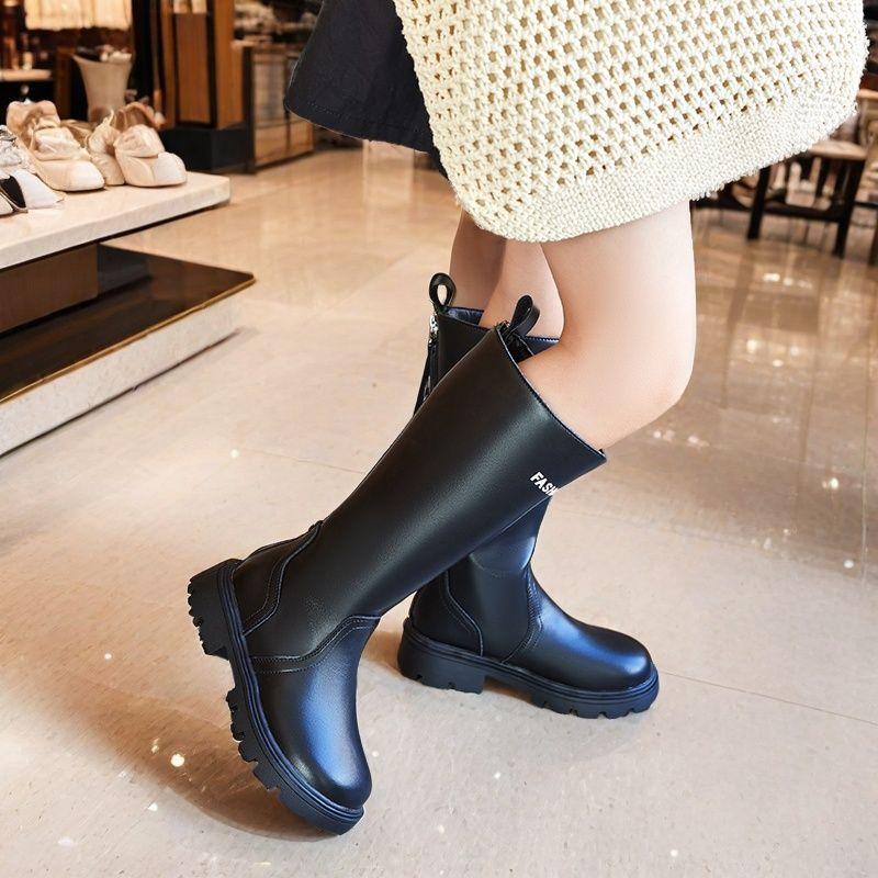 Children Knee Length Boots Autumn British Girls Princess Boot Kids Zipper Comfortable Non Slip Outdoor Long Boots Botas 27 чёрный
Children Knee Length Boots Autumn British Girls Princess Boot Kids Zipper Comfortable Non Slip Outdoor Long Boots Botas 27 чёрный