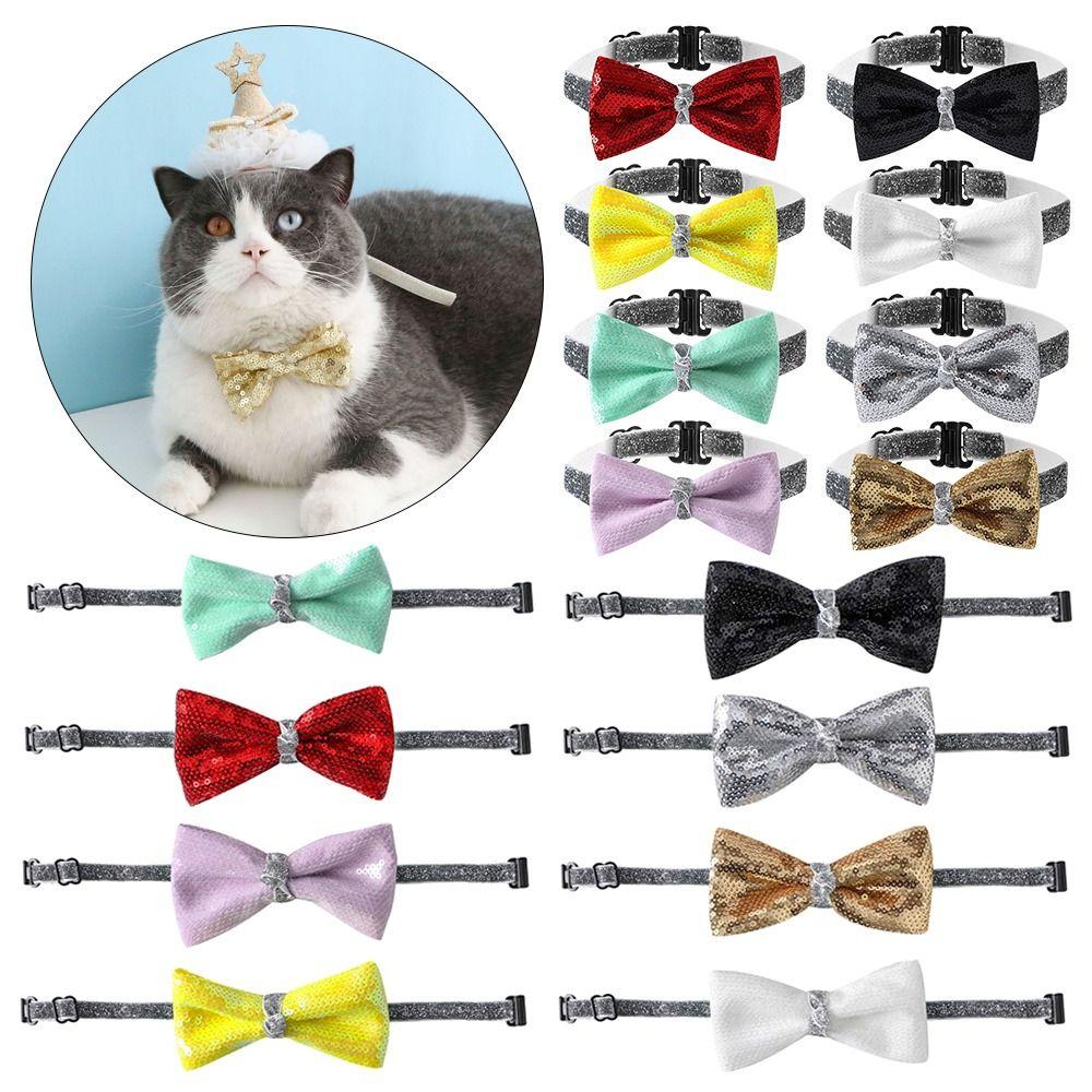 Pet Products Puppy Accessories Adjustable Cat Jewelry Sequin Bow Tie Pet Bow Collar Pearl Necklace
Pet Products Puppy Accessories Adjustable Cat Jewelry Sequin Bow Tie Pet Bow Collar Pearl Necklace