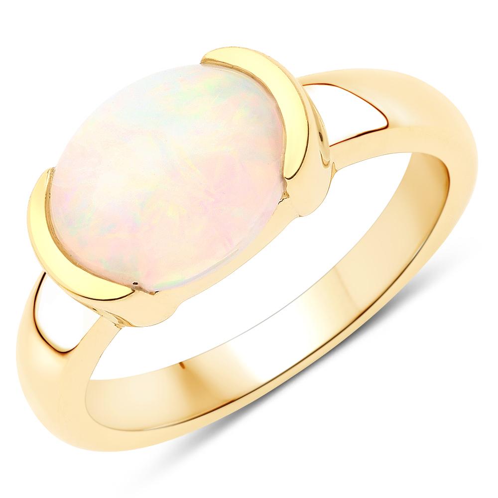 925 Sterling Silver Ethiopian Opal Ring Gold Plated Oval Cabochon Fine Jewelry Gift for Her 10 золотий
925 Sterling Silver Ethiopian Opal Ring Gold Plated Oval Cabochon Fine Jewelry Gift for Her 10 золотий